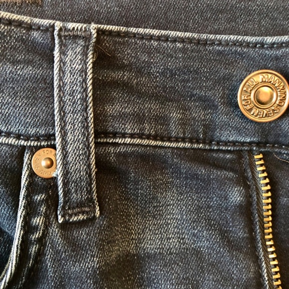 7 for all mankind high waist ankle gwenevere jeans 27 - Picture 10 of 14